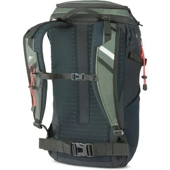 High Sierra Pathway 2.0 Backpack with Hydration Storage Army Green 30L hiking - Picture 5 of 13